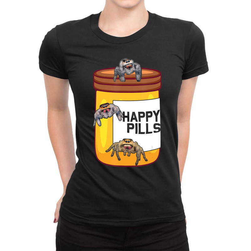 Classic Jumping Spiders Collector Exotic Pet Owner Ladies Fitted T-Shirt by imelde | Artistshot