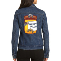 Classic Jumping Spiders Collector Exotic Pet Owner Ladies Denim Jacket | Artistshot