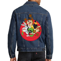 Kucing E Mah Ngopo Lek 17 Men Denim Jacket | Artistshot