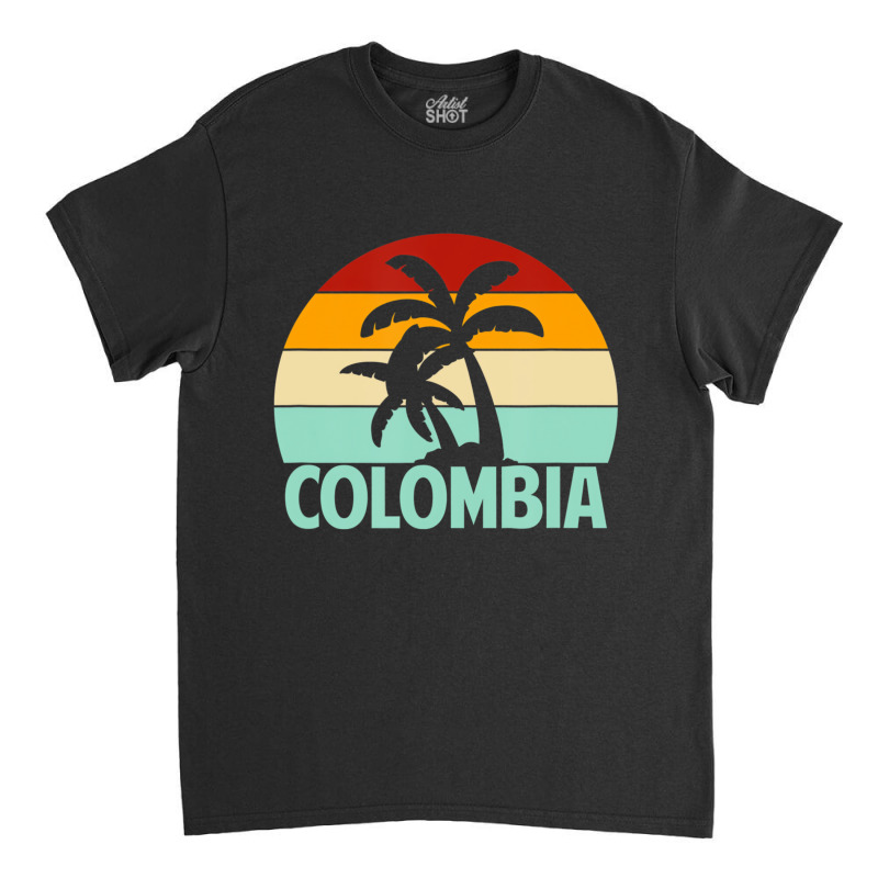 Colombia Vintage Vacation Souvenirs Holiday Trip R Classic T-shirt by ravand | Artistshot