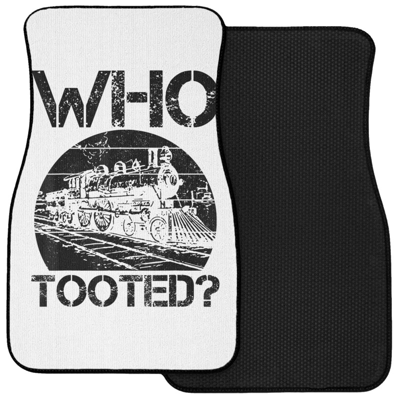 Train Funny Locomotive Model Railroad T Shirt Front Car Mat | Artistshot