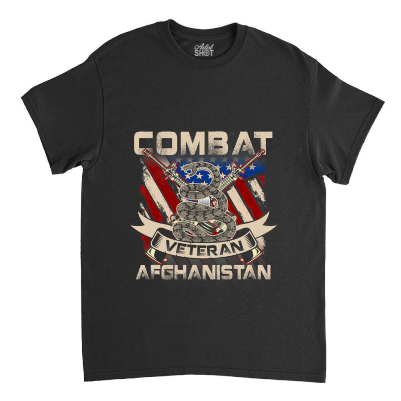 Combat Veteran Afghanistan War Vet American Milita Classic T-shirt | Artistshot