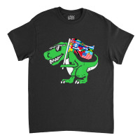 Dinosaur Latin Countries Flag Hispanic Heritage Mo Classic T-shirt | Artistshot