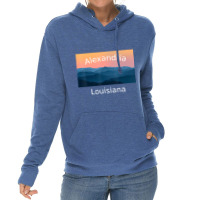 Alexandria Louisiana Mountain Sunset Hometown T Sh Lightweight Hoodie | Artistshot