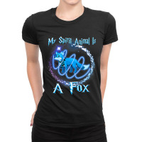 My Spirit Animal Is A Fox Costume 43 Ladies Fitted T-shirt | Artistshot