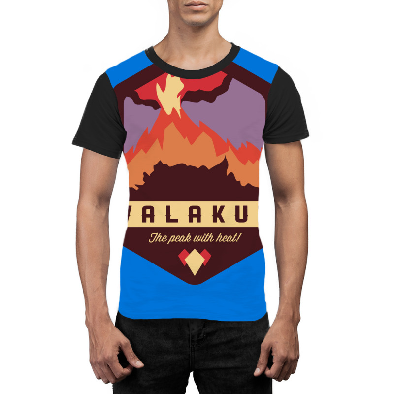 Valakut   The Peak With Heat! 3 Graphic T-shirt by slavissweersq | Artistshot