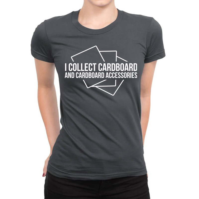 Tcg Tading Crad Game   Cardboard Accessories 35 Ladies Fitted T-Shirt by saylevongalx | Artistshot