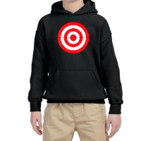 Bulls Eye Target Lazy Diy Halloween Costume Darts Youth Hoodie | Artistshot