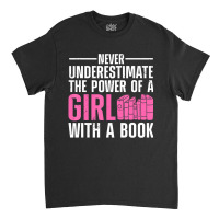 Funny Reading For Women Girls Bookworm Novel Book Classic T-shirt | Artistshot