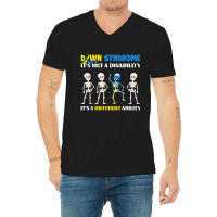 Down Syndrome It's Not A Disability It's A Differe V-neck Tee | Artistshot