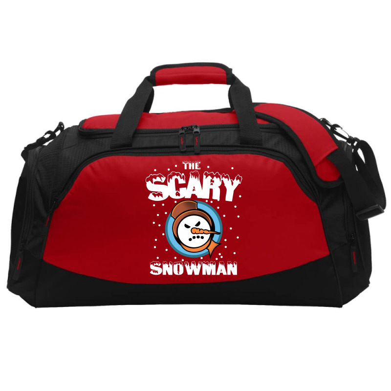 The Scary Snowman Active Duffel by leodrolic | Artistshot