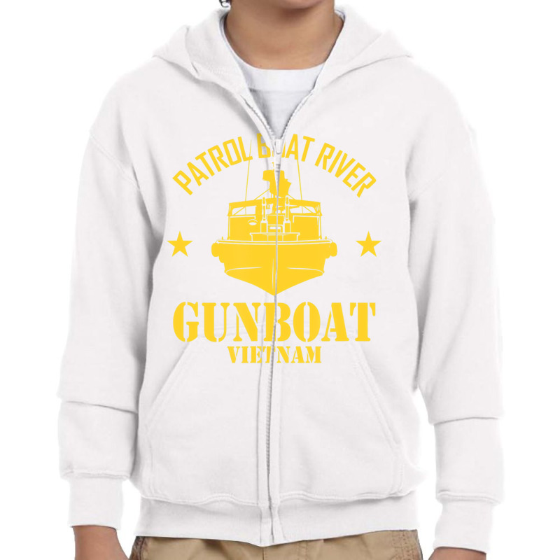 Patrol Boat River   Gunboat Vietnam T Shirt Youth Zipper Hoodie by heffopance | Artistshot