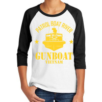 Patrol Boat River   Gunboat Vietnam T Shirt Youth 3/4 Sleeve | Artistshot