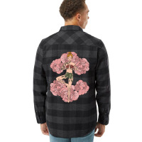 Yoga Girl On Roses Flannel Shirt | Artistshot