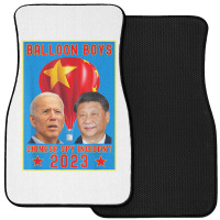 Joe Biden Vs Xi Jinping   Chinese Surveillance Bal Front Car Mat | Artistshot