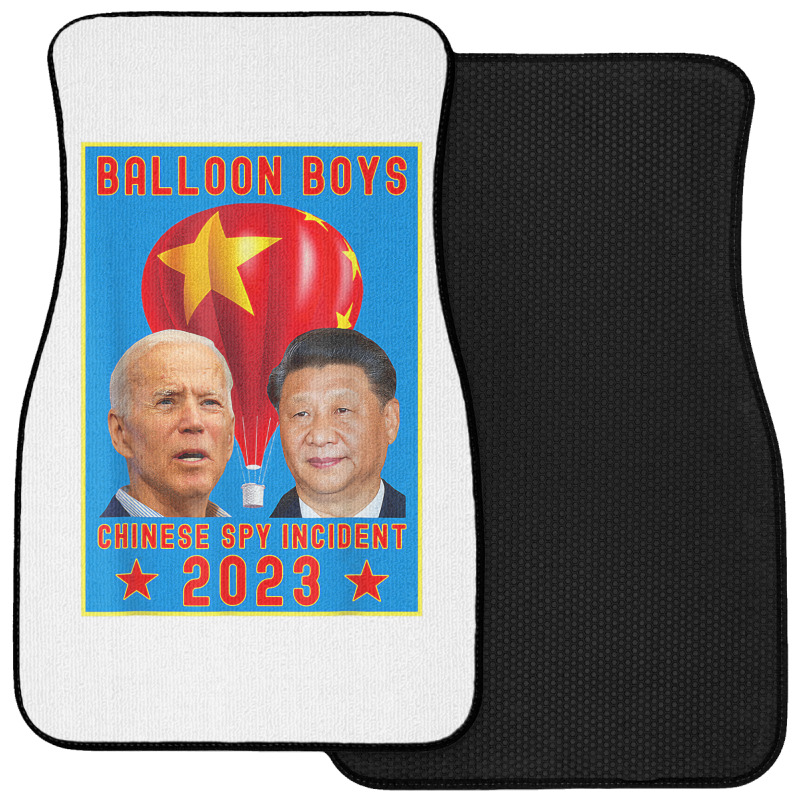 Joe Biden Vs Xi Jinping   Chinese Surveillance Bal Front Car Mat | Artistshot