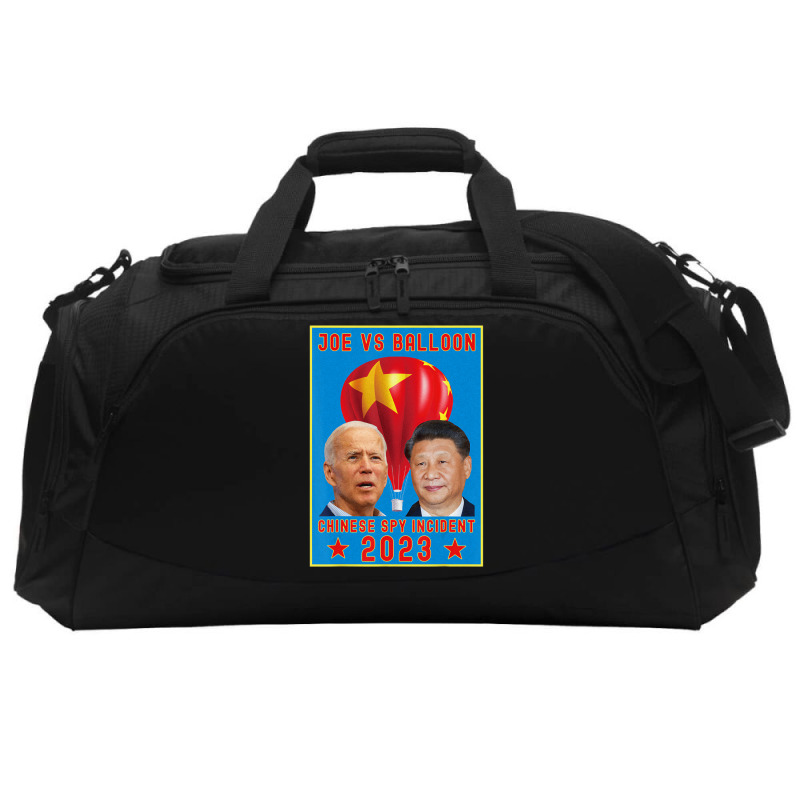 Joe Biden Vs Xi Jinping Chinese Surveillance Ballo Active Duffel by voutsro | Artistshot