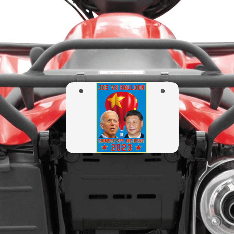 Joe Biden Vs Xi Jinping Chinese Surveillance Ballo ATV License Plate by voutsro | Artistshot