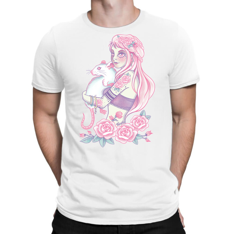 Albino Rat T-Shirt by axemonwuotin | Artistshot