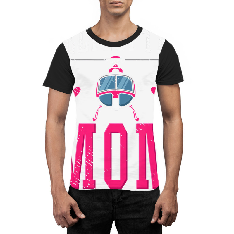 Helicopter Mom Pilot Funny Aviation Aircraft T Shi Graphic T-shirt | Artistshot