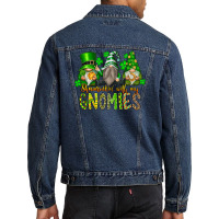 Shamrockin With My Gnomies Men Denim Jacket | Artistshot