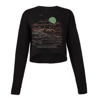 Vintage Retro Badlands National Park South Dakota Cropped Sweater | Artistshot