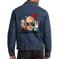 Bald Man Insurance Agent Life Men Denim Jacket | Artistshot