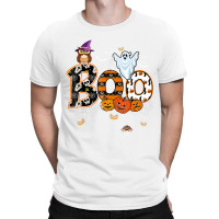 Boo Creepy Owl Pumpkin Ghost Funny Halloween Costu T-shirt | Artistshot