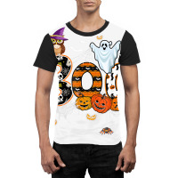 Boo Creepy Owl Pumpkin Ghost Funny Halloween Costu Graphic T-shirt | Artistshot