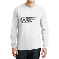 Kicks Over Chicks Sarcastic Valentine's Day Soccer Long Sleeve Shirts | Artistshot