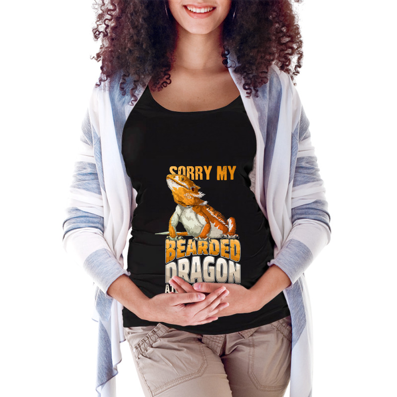 Sorry My Bearded Dragon Ate My Homework Funny Liza Maternity Scoop Neck T-shirt by whoretacarpal | Artistshot