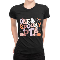 Cute One Spooky Pta Physical Therapy Assistant Hal Ladies Fitted T-shirt | Artistshot