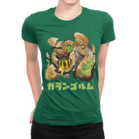 Monster Hunter Rise Sunbreak Garangolm Kanji Ladies Fitted T-shirt | Artistshot