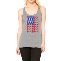 Jack Russell Terrier American Flag Racerback Tank | Artistshot