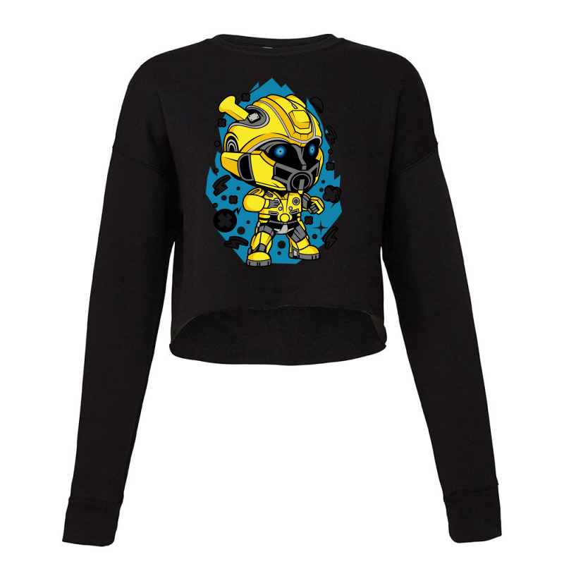 Bumble Bee Cute Character Designs For All Ages Cropped Sweater | Artistshot