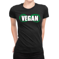 Vegan Forever Infinity Symbol Herbivore Vegetarian Ladies Fitted T-shirt | Artistshot