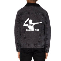 Stop. Hammer Time   Ultimate Frisbee T Shirt   Tee Unisex Sherpa-lined Denim Jacket | Artistshot