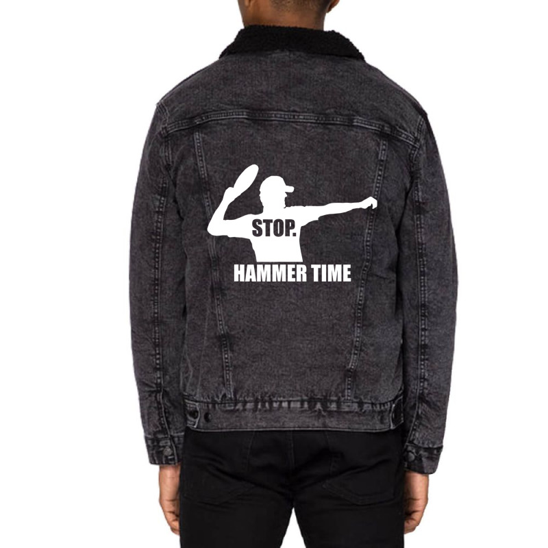 Stop. Hammer Time   Ultimate Frisbee T Shirt   Tee Unisex Sherpa-lined Denim Jacket | Artistshot