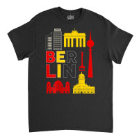 Backprint Berlin Capital Of Germany T Shirt Classic T-shirt | Artistshot