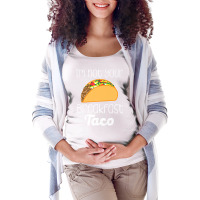 Iâ€™m Not Your Breakfast Taco Biden Hispanic Maternity Scoop Neck T-shirt | Artistshot