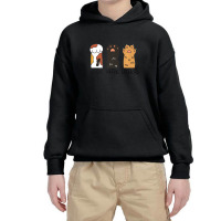 Funny Cat Rock Paper Scissors Cute Cat Paws Kids T Youth Hoodie | Artistshot