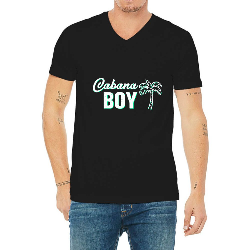 Cabana Boy   Funny Pool Guy Palm T Shirt V-Neck Tee by chomibe | Artistshot