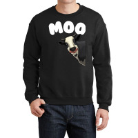 Funny Cow Design For Men Women Cow Farmer Dairy Fa Crewneck Sweatshirt | Artistshot