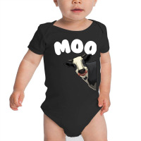 Funny Cow Design For Men Women Cow Farmer Dairy Fa Baby Bodysuit | Artistshot