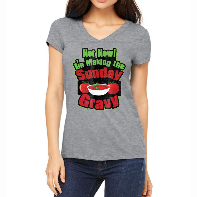 Italians Who Cook Gift Tomato Sauce T Shirt Women's V-Neck T-Shirt by mauthe | Artistshot