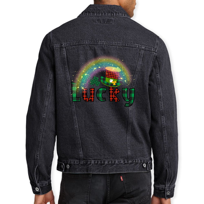 Lucky Irish Colors Men Denim Jacket | Artistshot