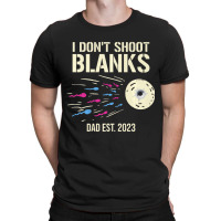 Mens I Don't Shoot Blanks Gender Reveal Baby Showe T-shirt | Artistshot