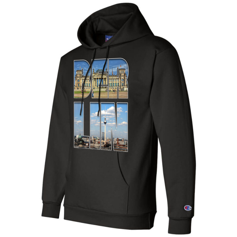 Berlin Germany Cityscape Travel Visitor Traveler T Champion Hoodie | Artistshot