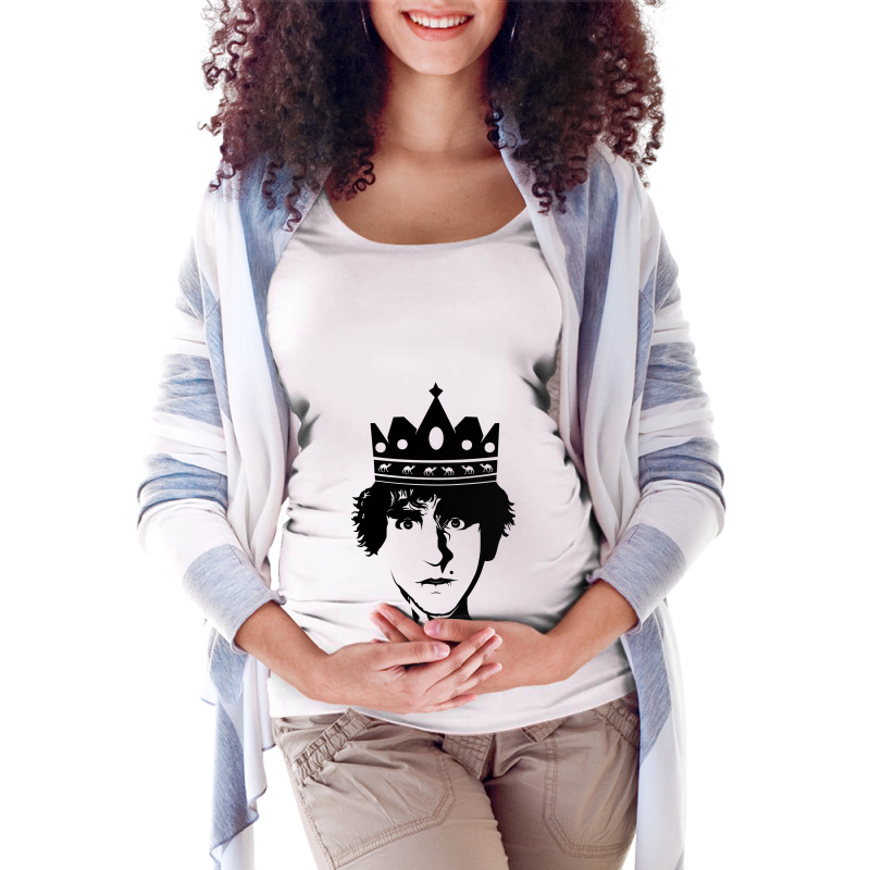 Cool Silhouette Design King Of Hell Light Shirt Maternity Scoop Neck T-shirt by TheCindeta | Artistshot