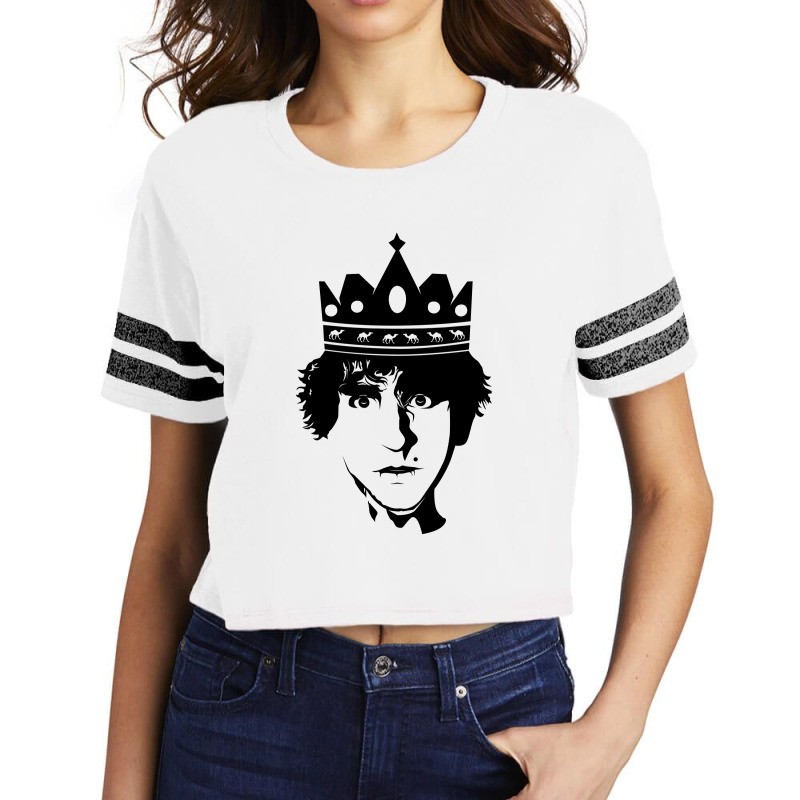 Cool Silhouette Design King Of Hell Light Shirt Scorecard Crop Tee by TheCindeta | Artistshot